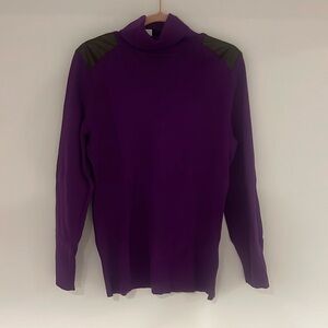 Lauren Ralph Lauren purple agate sweater